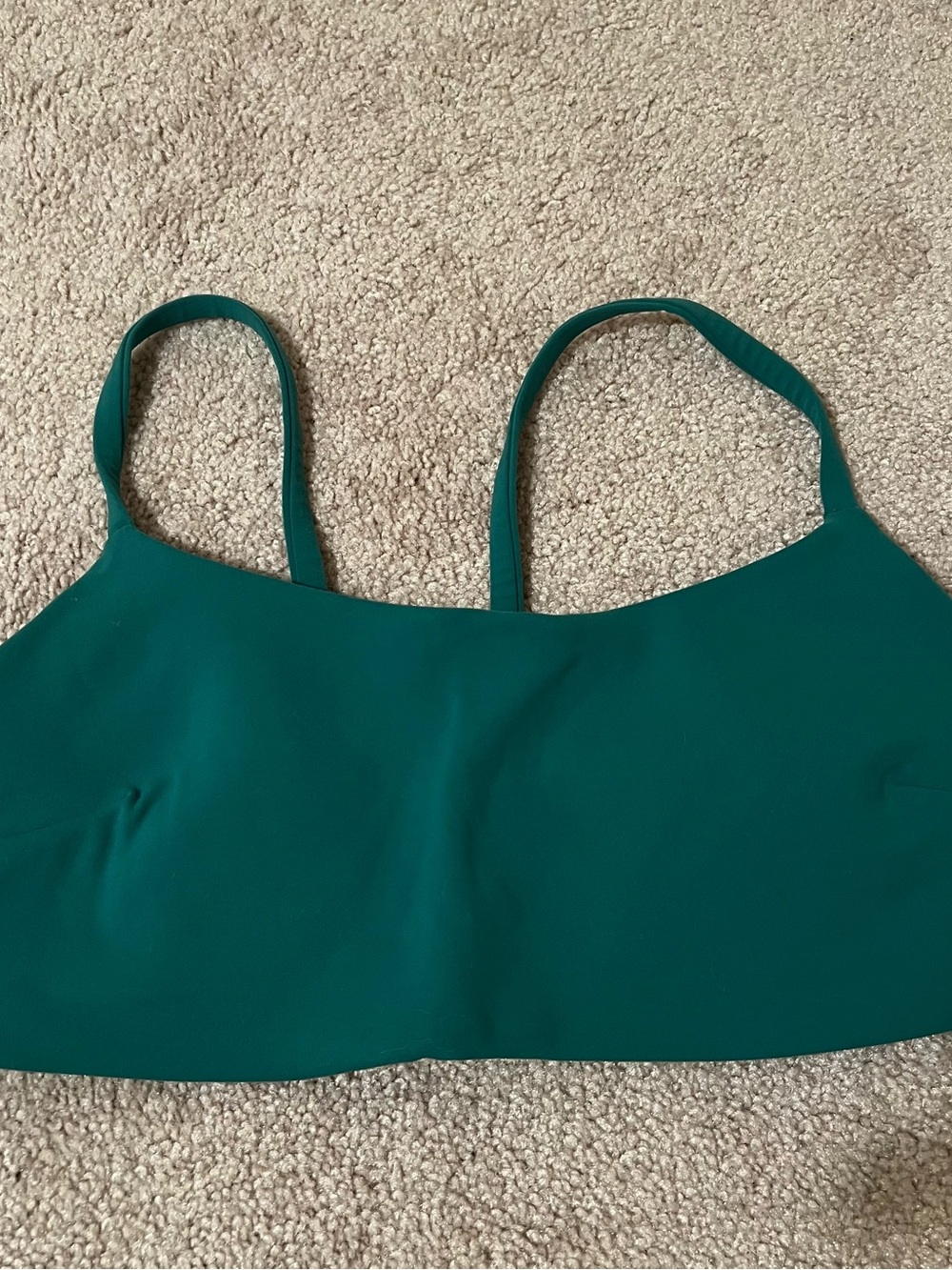lululemon athletica Teal Green Strappy Sports Bra
